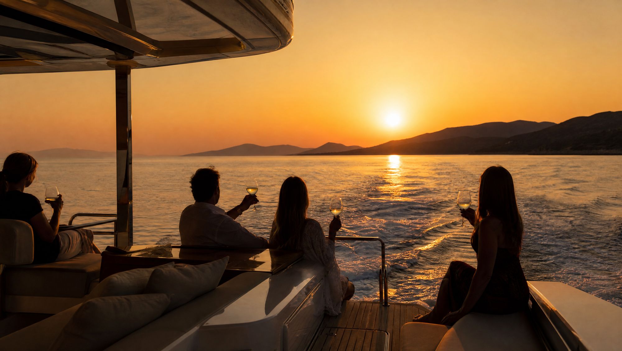 Golden hour cruise