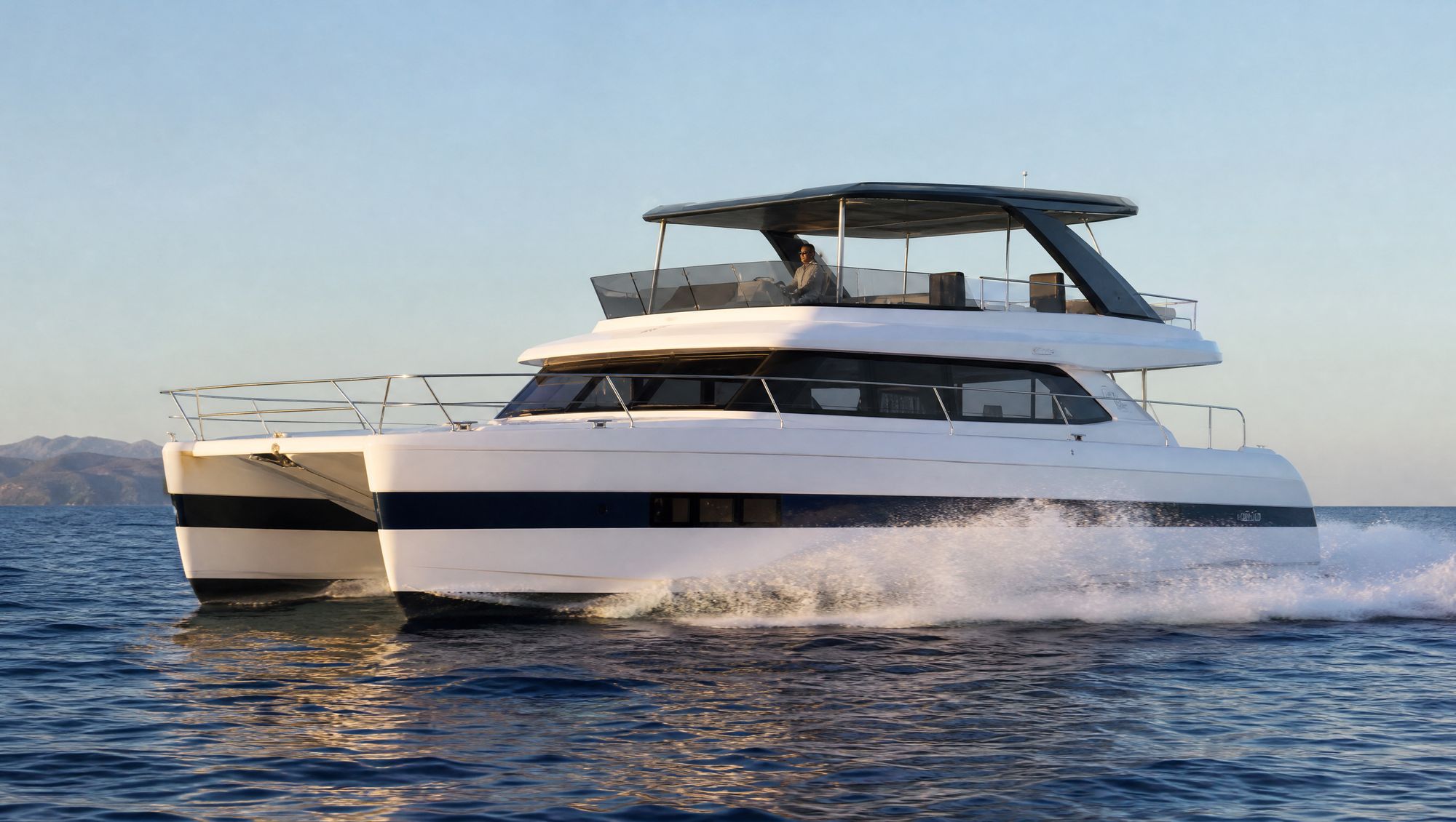 KASSANDRA 50 power catamaran underway